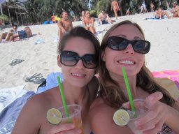 Visite de Célyne et Faf